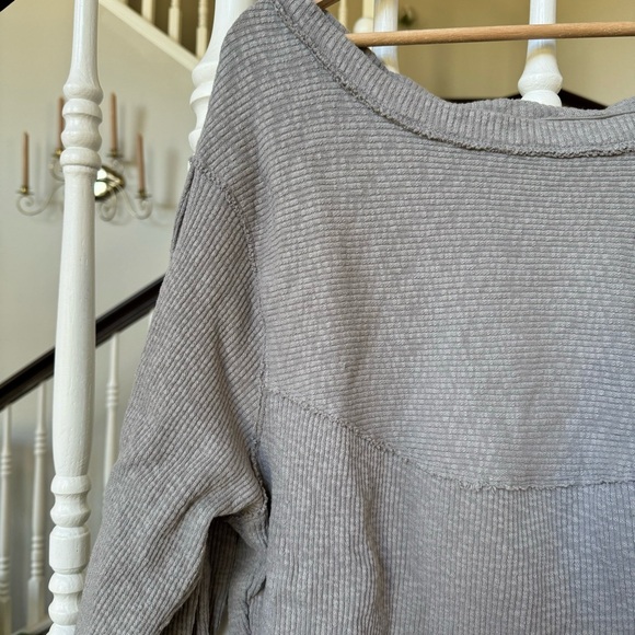 Free People Ribbed Sweatshirt - Picture 2 of 4